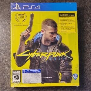 Cyberpunk 2077 for PS4 /PS5 Upgrade - Blue And Yellow Cover